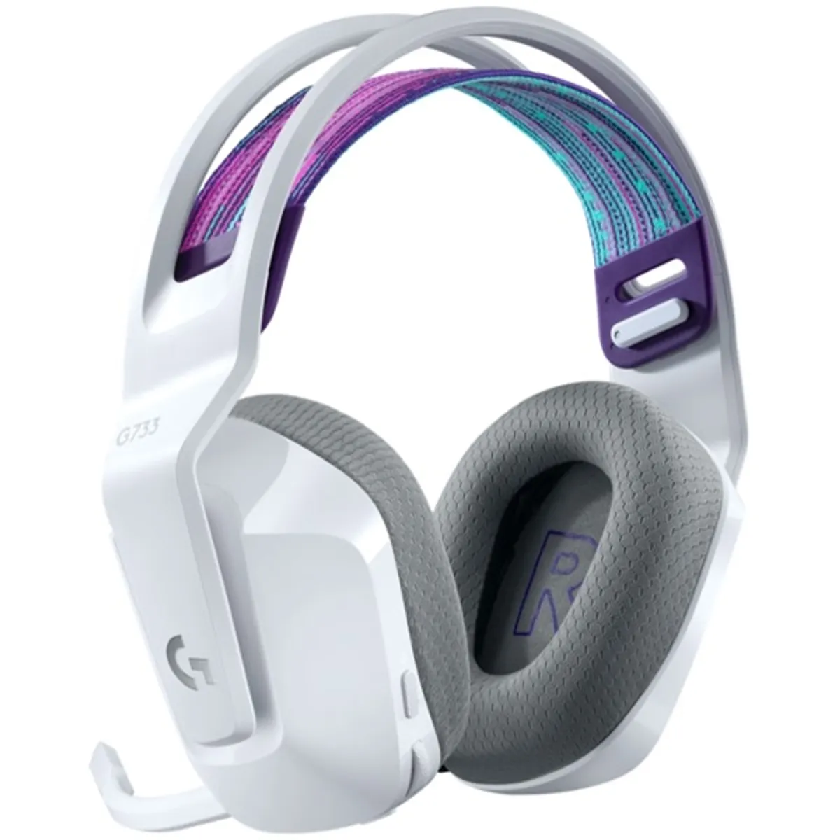 Logitech 981-000883 G733 Lightspeed Fehér vezeték nélküli RGB fejhallgató PC MAC PS4 20 Hz-20 kHz 39 ohm 40 mm 29 óra #3