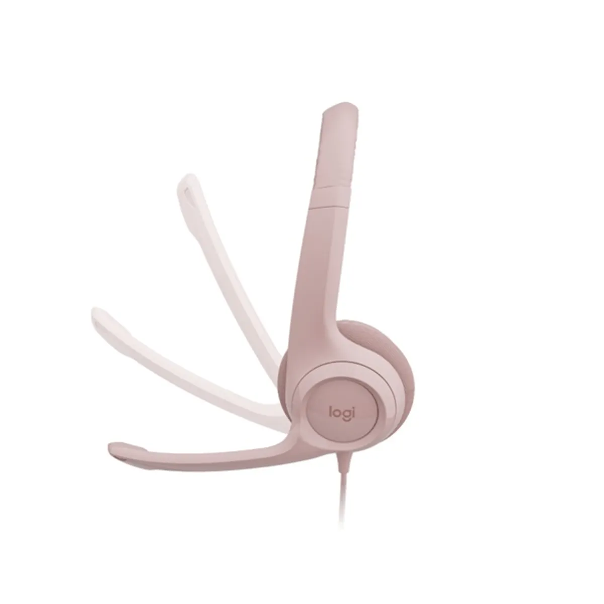 LOGITECH 981-001281 H390 fejhallgató USB rózsaszín 2.0 headset 32 ohm 20-20000 Hz 100-10000 Hz -17 dB zajszűrő mikrofon balos #4