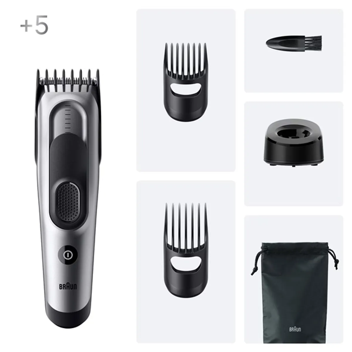 Braun 10AS490175 Series 5 hajvágó 3-35 mm 50 perc vezeték nélküli 17 hosszbeállítás #9