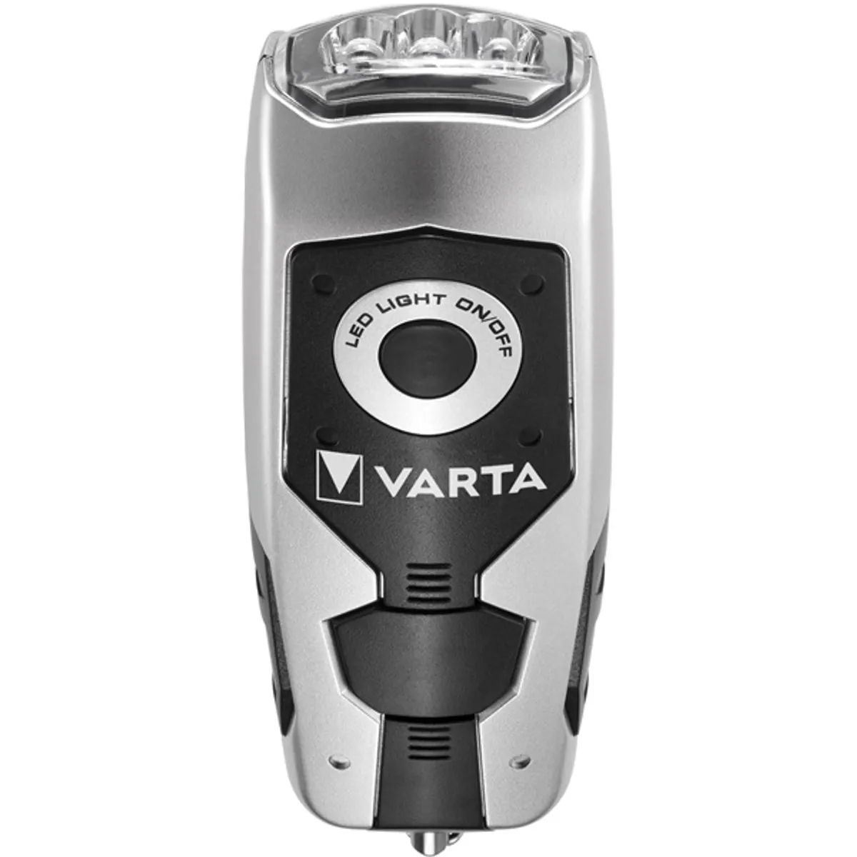 Varta 17680101401 dinamós elemlámpa led integrált fekete #1