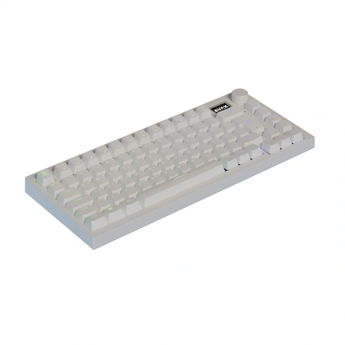 AVAX AVAX_GM02Y_PRO_WHITE GM02 PRO 75 százalék gasket mechanikus Gateron sárga rgb világítás magyar kiosztás három módú csatlakozás #6