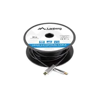 Lanberg CA-HDMI-20FB-0300-BK HDMI 2.0 M M aktív optikai AOC kábel fekete 30 m #4