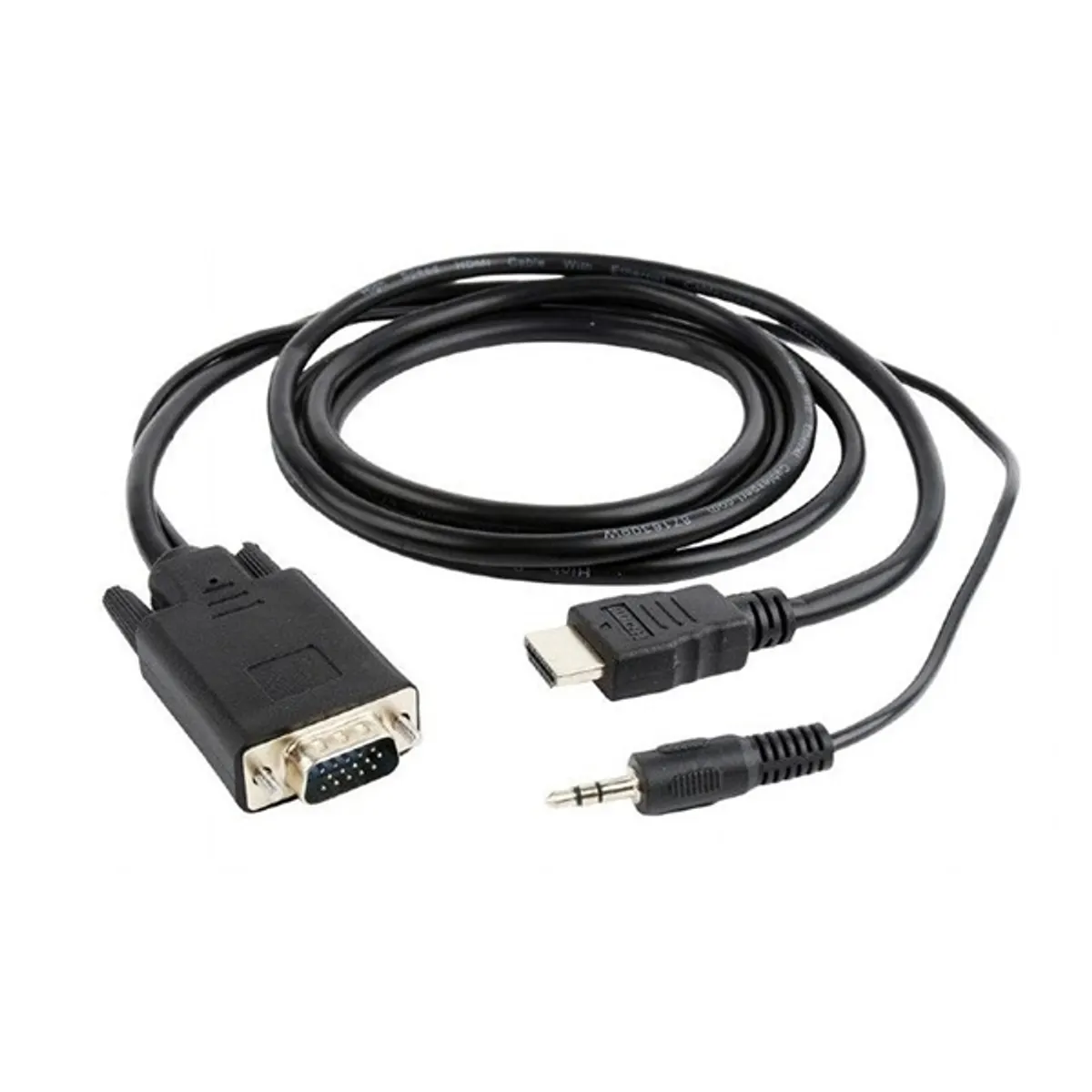 GEMBIRD A-HDMI-VGA-03-10 HDMI-VGA átalakító hangkimenettel 3 m fekete #3