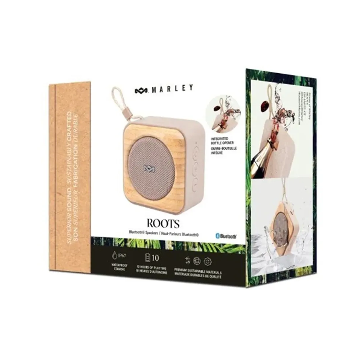 Marley EM-JA022-CE Roots krém Bluetooth hangszóró IP67 14 óra vezeték nélküli hordozható #8