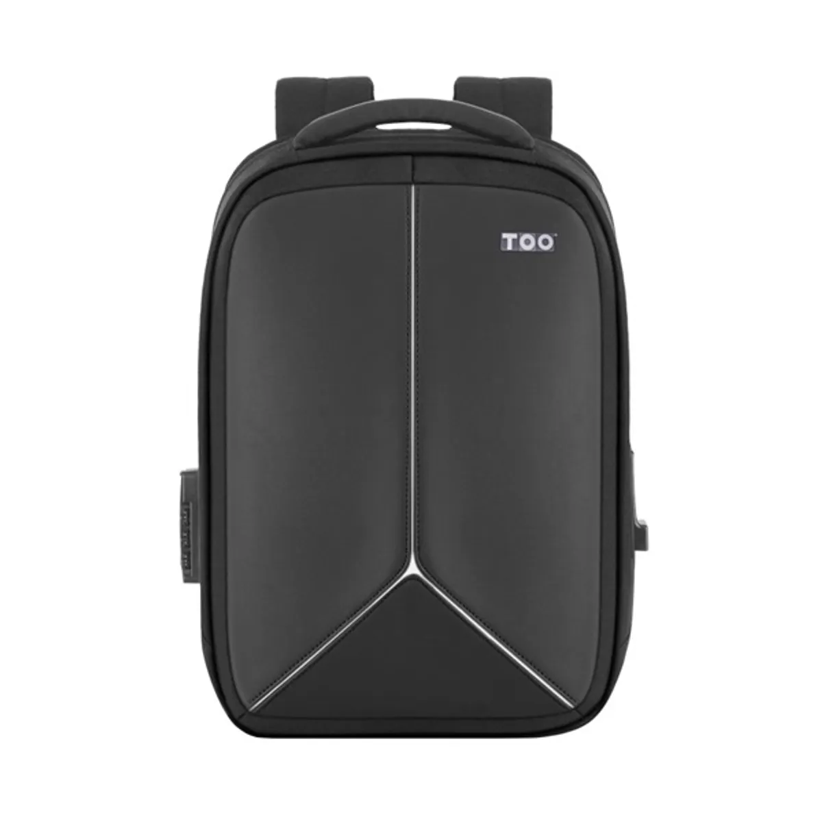TOO BPAT008B156-USB Notebook hátizsák 15,6" fekete Poliészter, PVC #1
