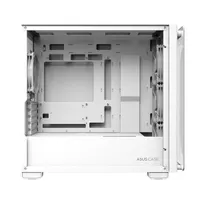 ASUS 90DC00K3-B19010 A23 plus táp nélküli ablakos Micro-ATX ház fehér 4 ARGB ventilátorok #5