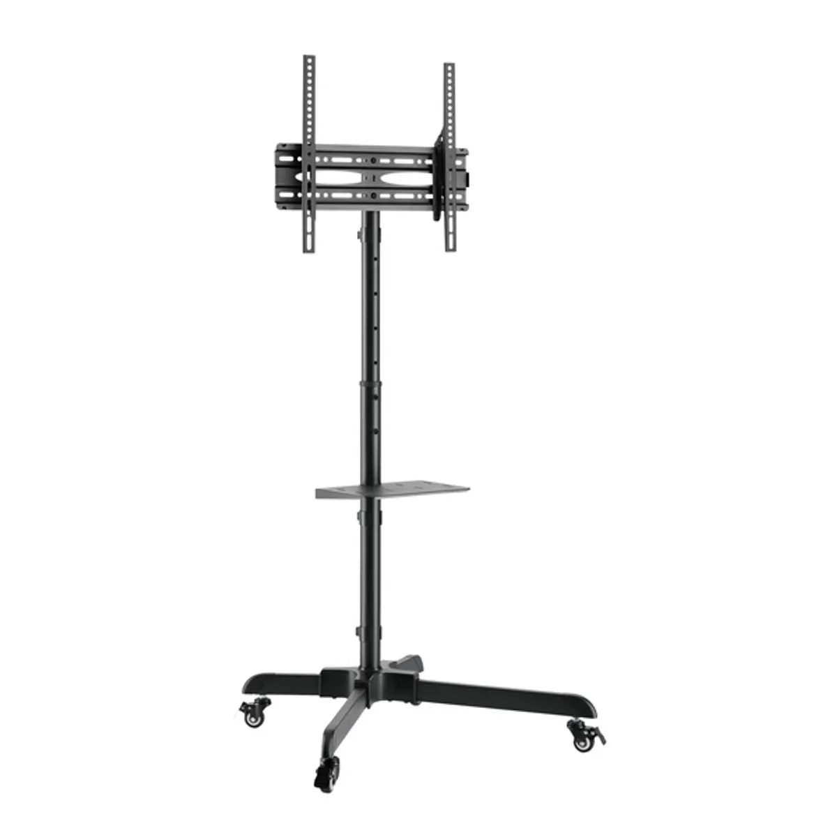 SBOX FS-224-2 mobil konferencia állvány 32"-55" VESA 100x100-400x400, 35 kg, magasság 1030-1430 mm, forgatható, billenthető 5°, kábelrendező #1
