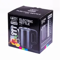 TOO KE-710 Vízforraló 0,8 L fekete 1000 W vezeték nélküli 360 fokban forgatható rejtett fűtőszál vízkőszűrő vízszintjelző automatikus kikapcsolás #3