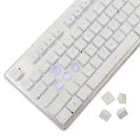 White Shark WS GK-003241W-US TACHI US fehér LED gamer billentyűzet membrán 104 105 billentyű USB 2.0 1,5 m #4