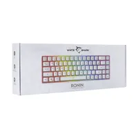White Shark WS GK-2201W-US Ronin membrán gamer billentyűzet RGB háttérvilágítás USB 2.0 angol kiosztás állítható magasság anti-ghosting #5