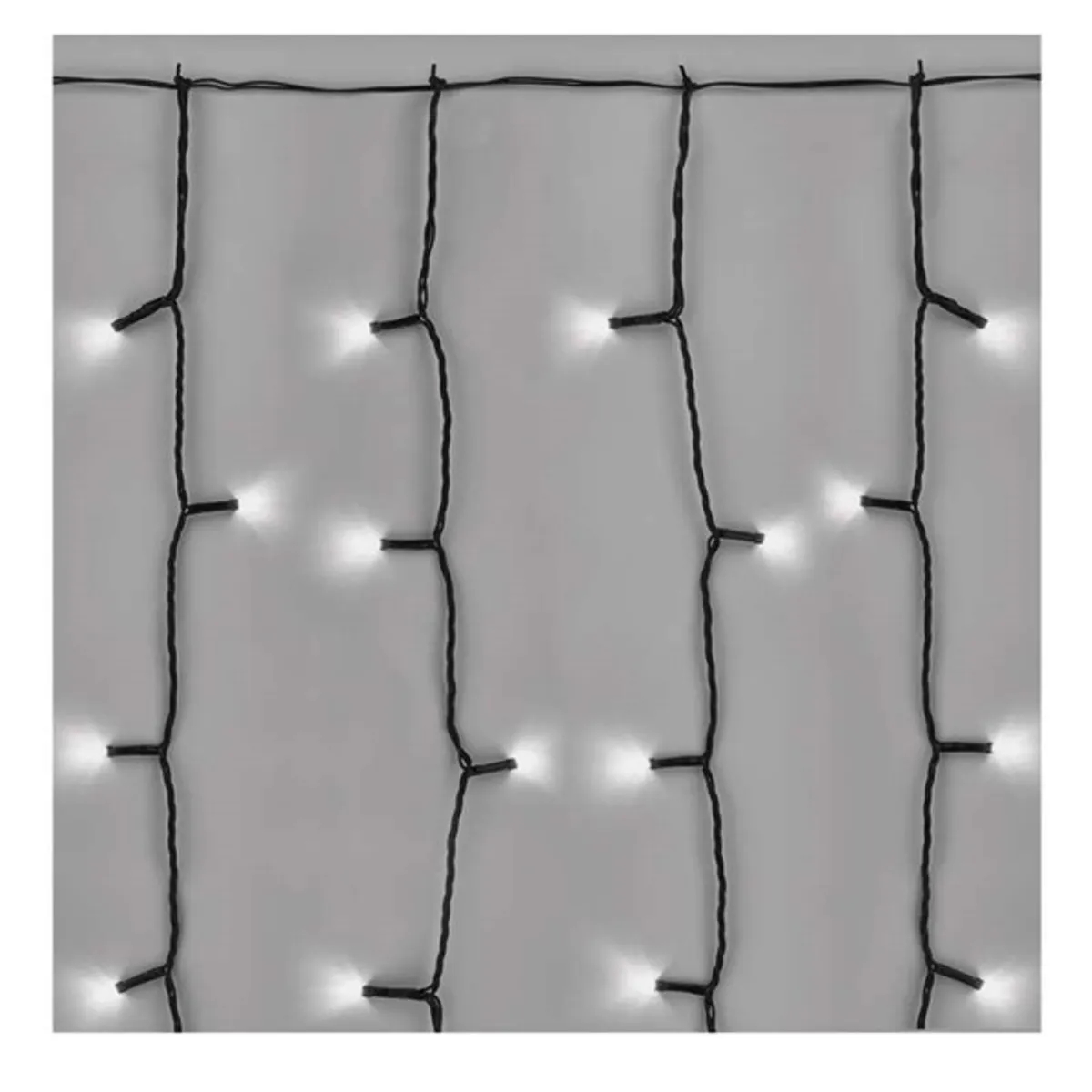 Emos D1EC01 Fényfüzér függöny 1x2m 100led hideg fehér IP44 #3