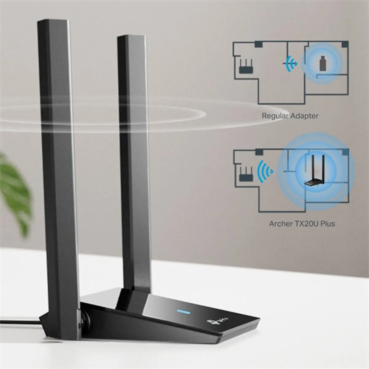 TP-LINK ARCHER TX20U PLUS 574+1201 Mbps 802.11ax WPA3 WPA2 #5