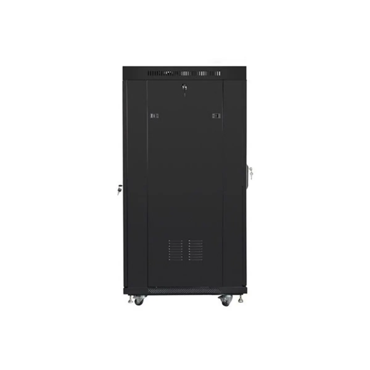 LANBERG FF01-8037-12BL 19" szabadon álló rack 37U 800x1000 üvegajtó LCD fekete #4