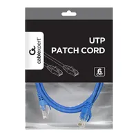 Gembird PP6U-0.5MB UTP Cat6 patch kábel kék 50 cm RJ45 CAT6 - RJ45 CAT6 #3
