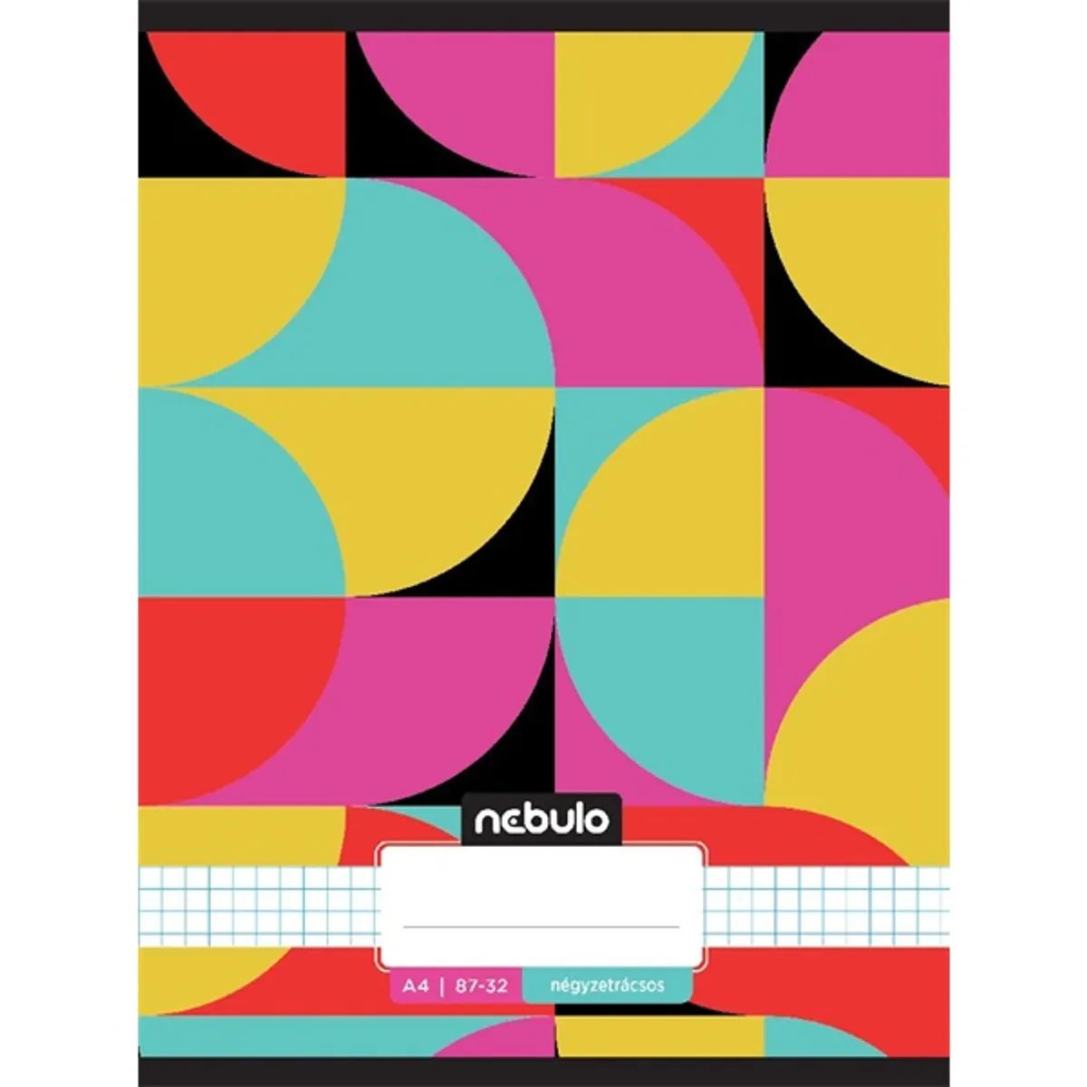 Nebulo NR-LD-A4 L-Design A4 32 lapos kockás tűzött füzet #4