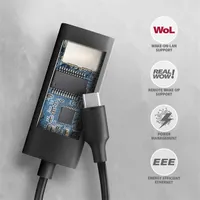 Axagon ADE-ARC USB-C gigabit ethernet adapter Fekete 15 cm RJ45 USB 3.2 C #5
