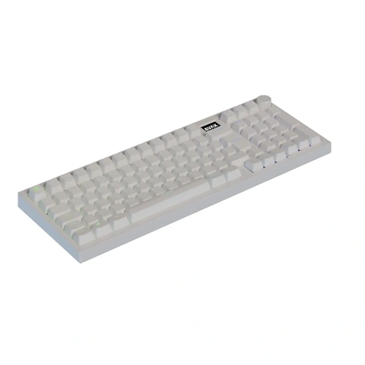 AVAX AVAX_GM03Y_PRO_WHITE GM03Y Pro fehér magyar kiosztás, mechanikus, Gateron Yellow, RGB, numerikus billentyűzet, tri-mode #6