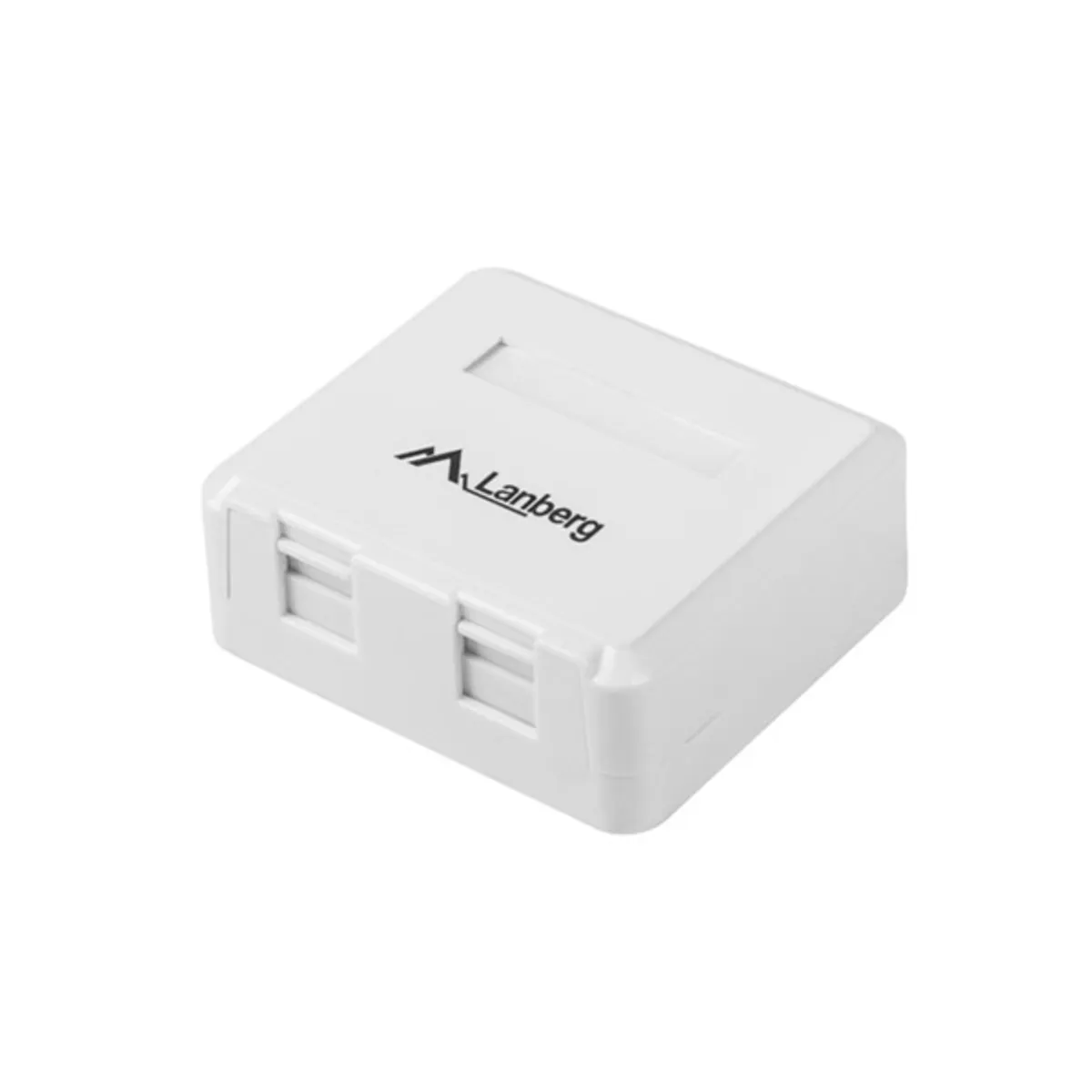 LANBERG OK1-0002-W felületre szerelhető 2-portos keystone doboz fehér #1