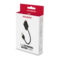 AXAGON ADA-12 USB külső hangkártya 2-csatornás, 3,5mm analóg kimenet és 3,5mm mikrofon bemenet, 44;48 kHz #5