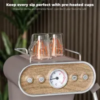 Berlinger Haus BH/9856 3 az 1-ben kávéfőző 20 Bar 950 W 1,2 L rozsdamentes acél kapszula- és őrölt kávé kompatibilis Nespresso tejhabosító #7