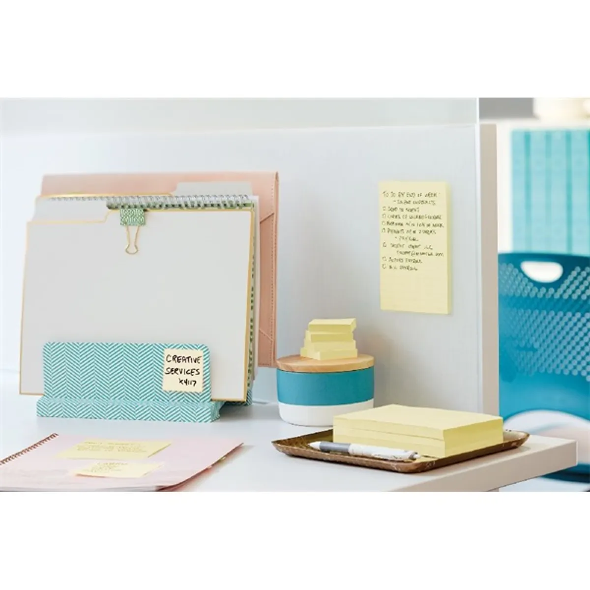 Post-it 7100290178 super sticky öntapadós jegyzettömb kanárisárga 47,6x47,6mm 90 lap #4