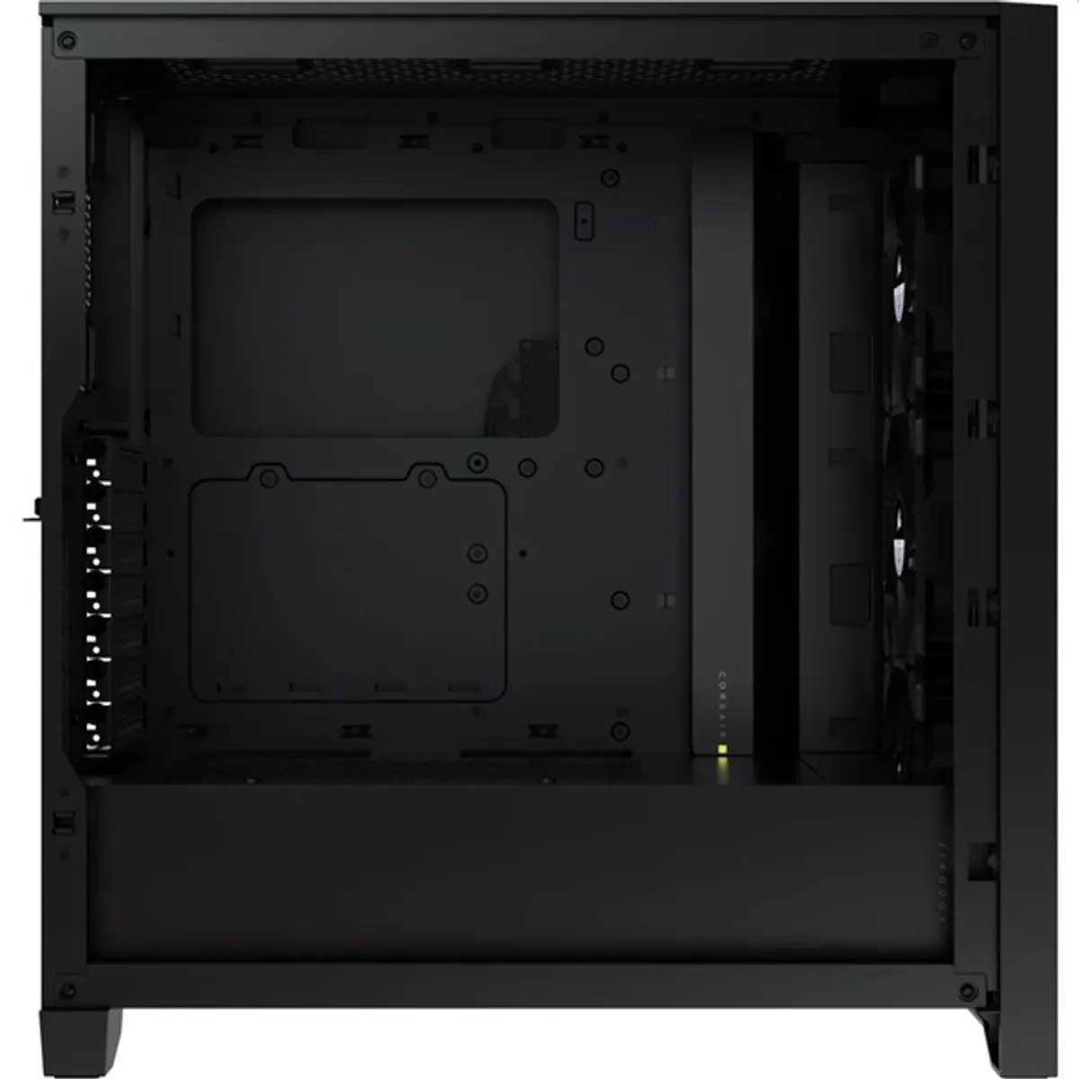 Corsair CC-9011204-WW iCUE 4000X RGB edzett üveg Mid Tower fekete 3x 120 mm RGB ventilátor USB-C #6