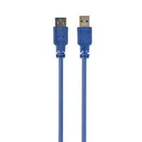 GEMBIRD CCP-USB3-AMAF-6 USB-A 3.0 hosszabbító kábel 1,8 m kék