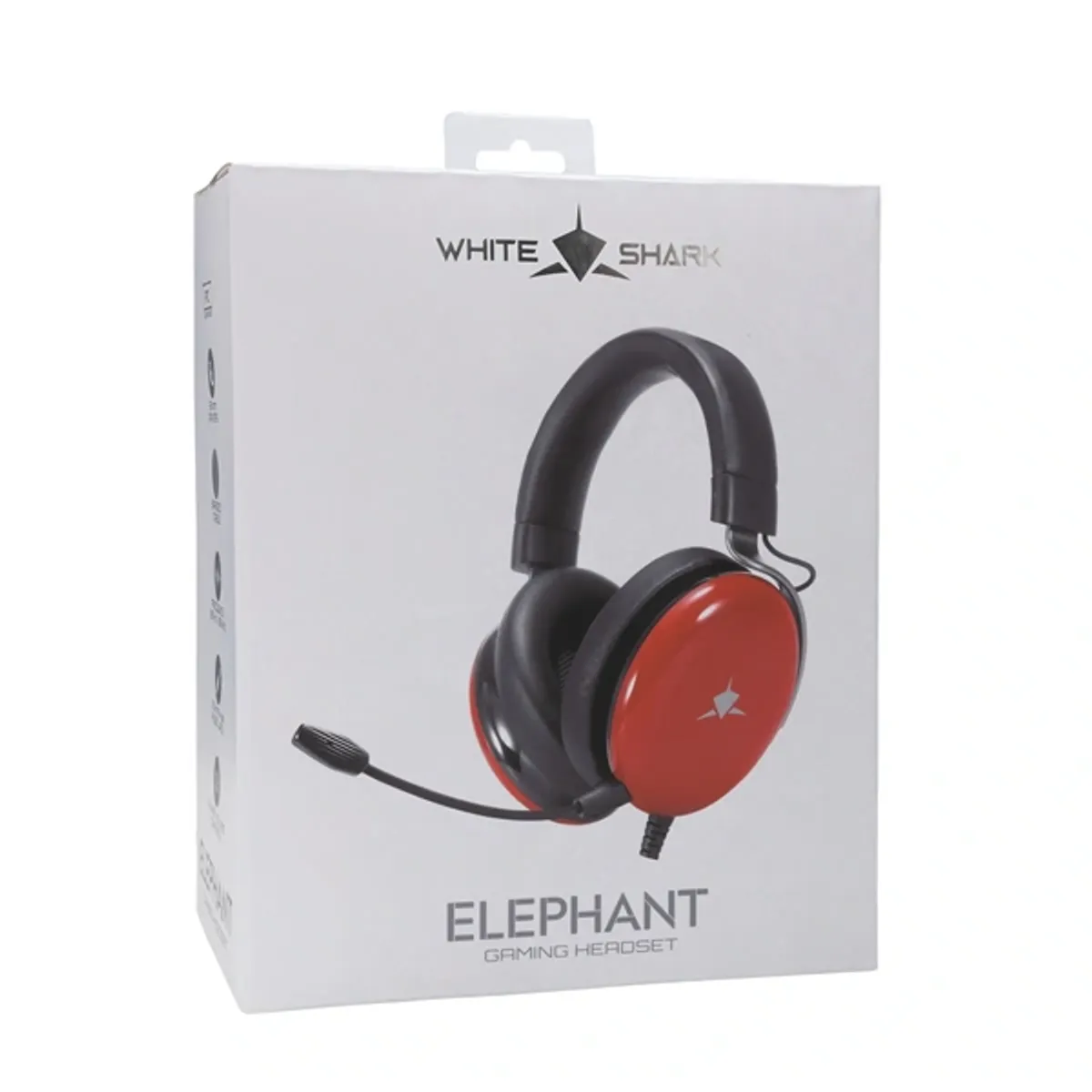 White Shark WS GH-2540R ELEPHANT piros gamer fejhallgató 50 mm #5