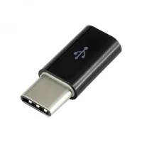 Sbox SBOXAD.USB-C B-R micro-USB 2.0 női - USB-C férfi adapter fekete