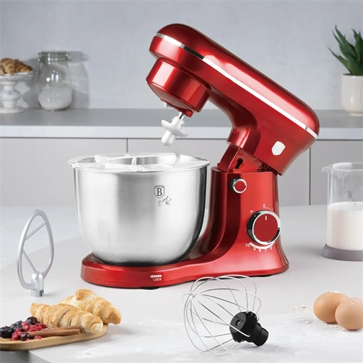 Berlinger Haus BH/9864 konyhai robotgép burgundi 1500 W 5L #5