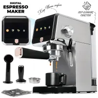Berlinger Haus BH/9622 eszpresszó kávéfőző 20 bar 1350 W 1,2 L tejhabosító kijelző fekete #2