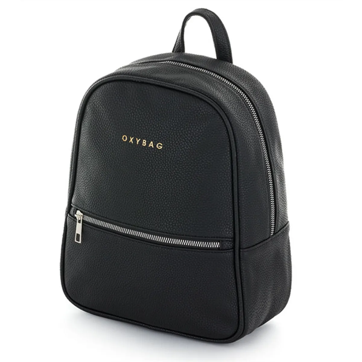 Oxybag 9-63122 Leather Dixy PU gumi fekete párnázott belső első zseb univerzális vállpánt hordozó #1