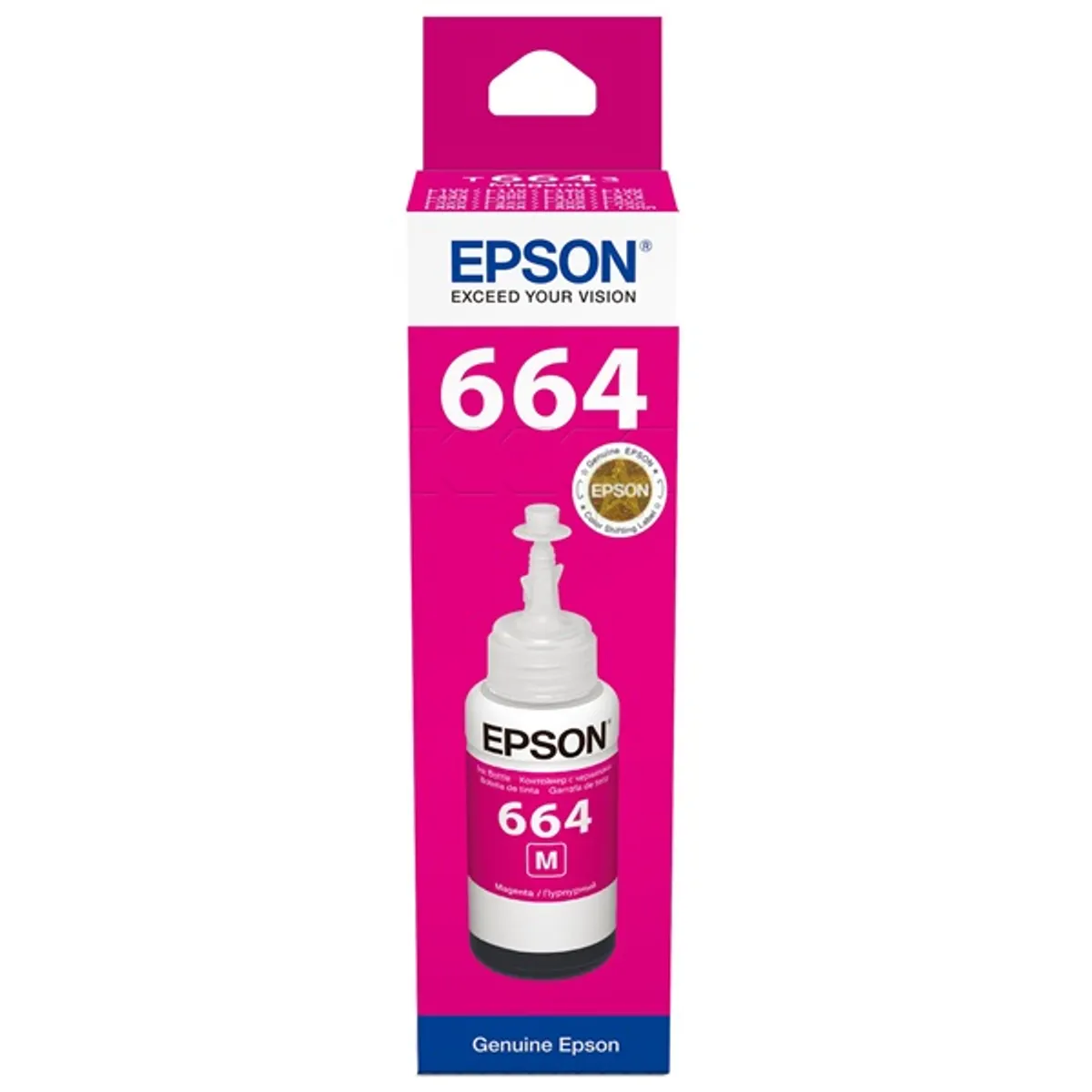 EPSON C13T66434A T6643 magenta tintapatron 70ml kompatibilis L100-L110-L200-L300-L355-L550 #1
