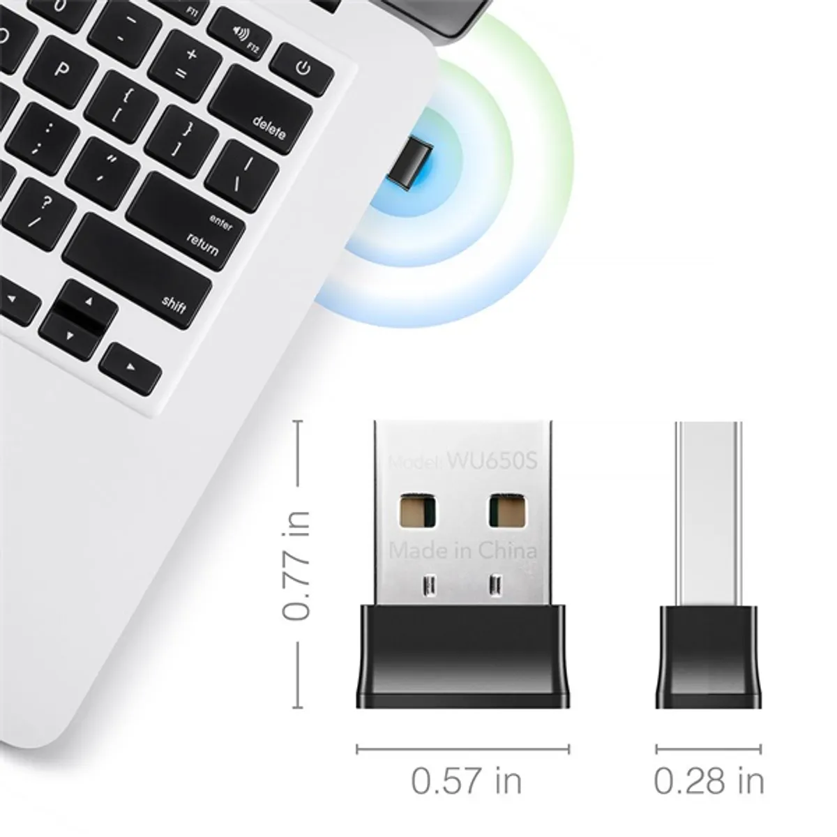 Cudy 00218102 Wu650 650Mbps AC USB adapter #3