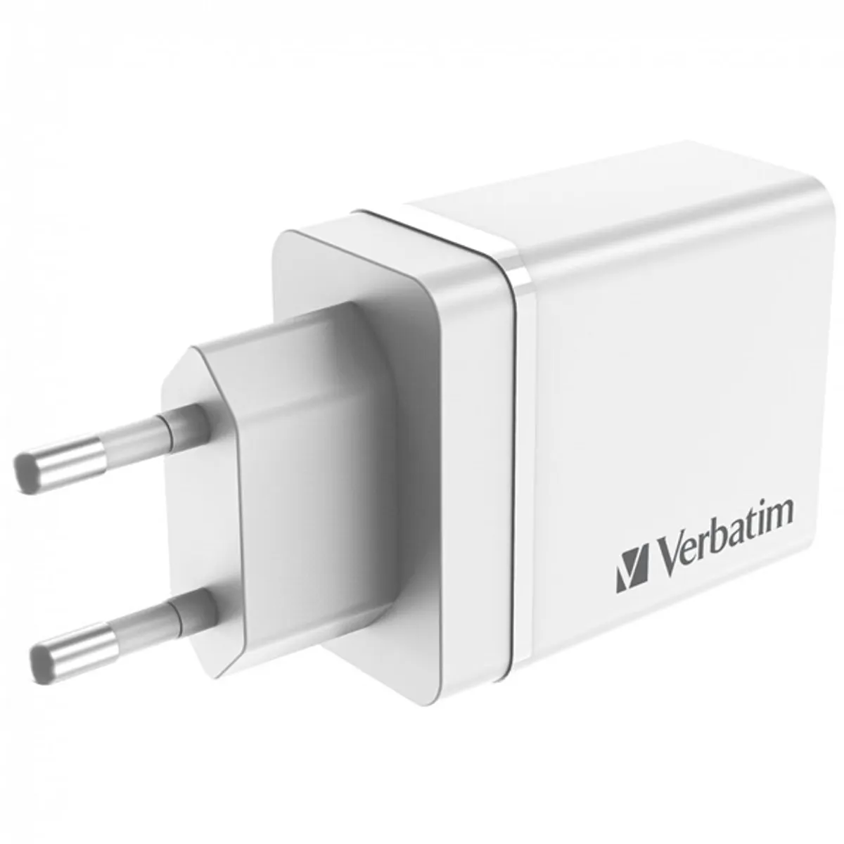 Verbatim 49701 30W 4-port USB fali töltő fehér 100-240V 1x USB-C PD 20W; 1x USB-A QC3.0 18W; 2x USB-A 10W #2