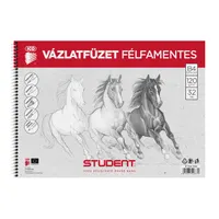 ICO 7500117003 Vázlatfüzet B4 32 oldal félfamentes fekvő
