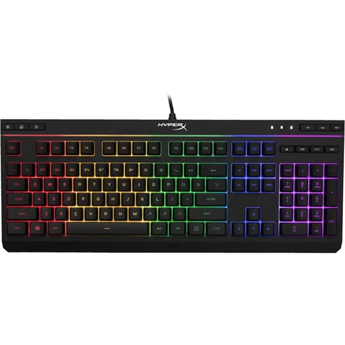 HEWLETT PACKARD 4P4F5AA HyperX Alloy Core RGB US fekete gamer billentyűzet USB 175 cm #1