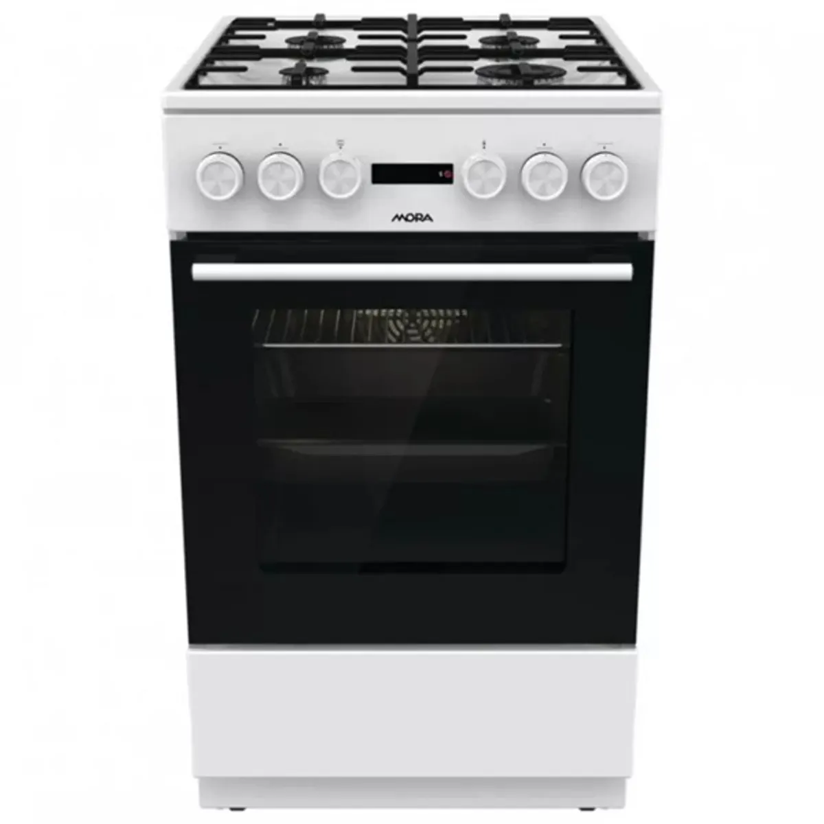 Mora 740984 kombinált tűzhely 4 főzőzóna, 50x59,4x85 cm, hidrolitikus tisztítás, sütő világítás, grill, pizza #1