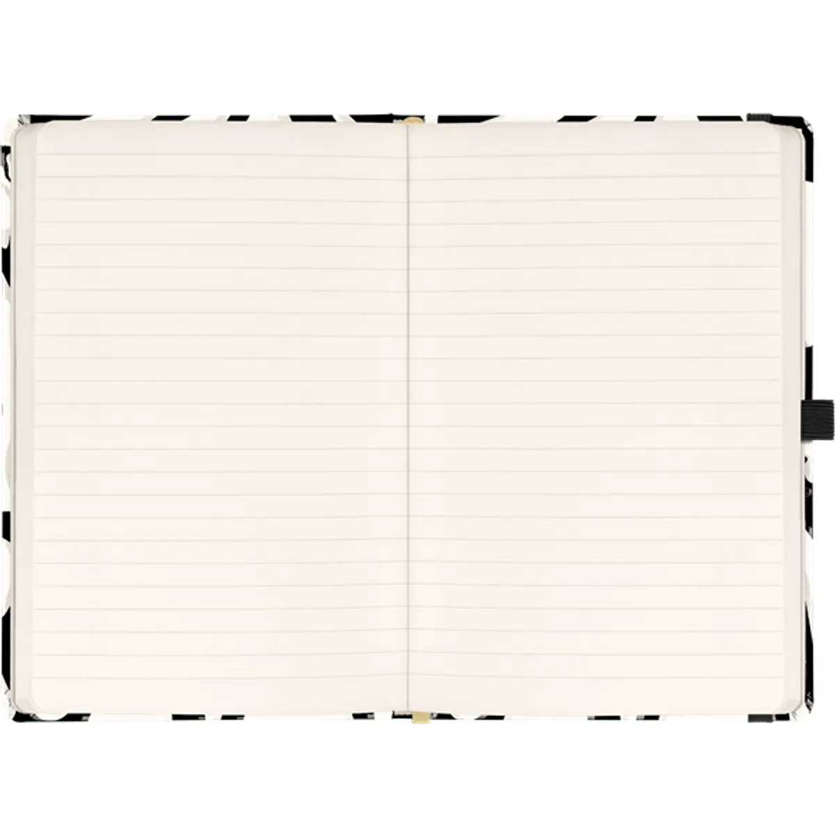 RealSystem 5416-EL notesz vonalas keményfedeles fekete 5.1" x 8.3" #2