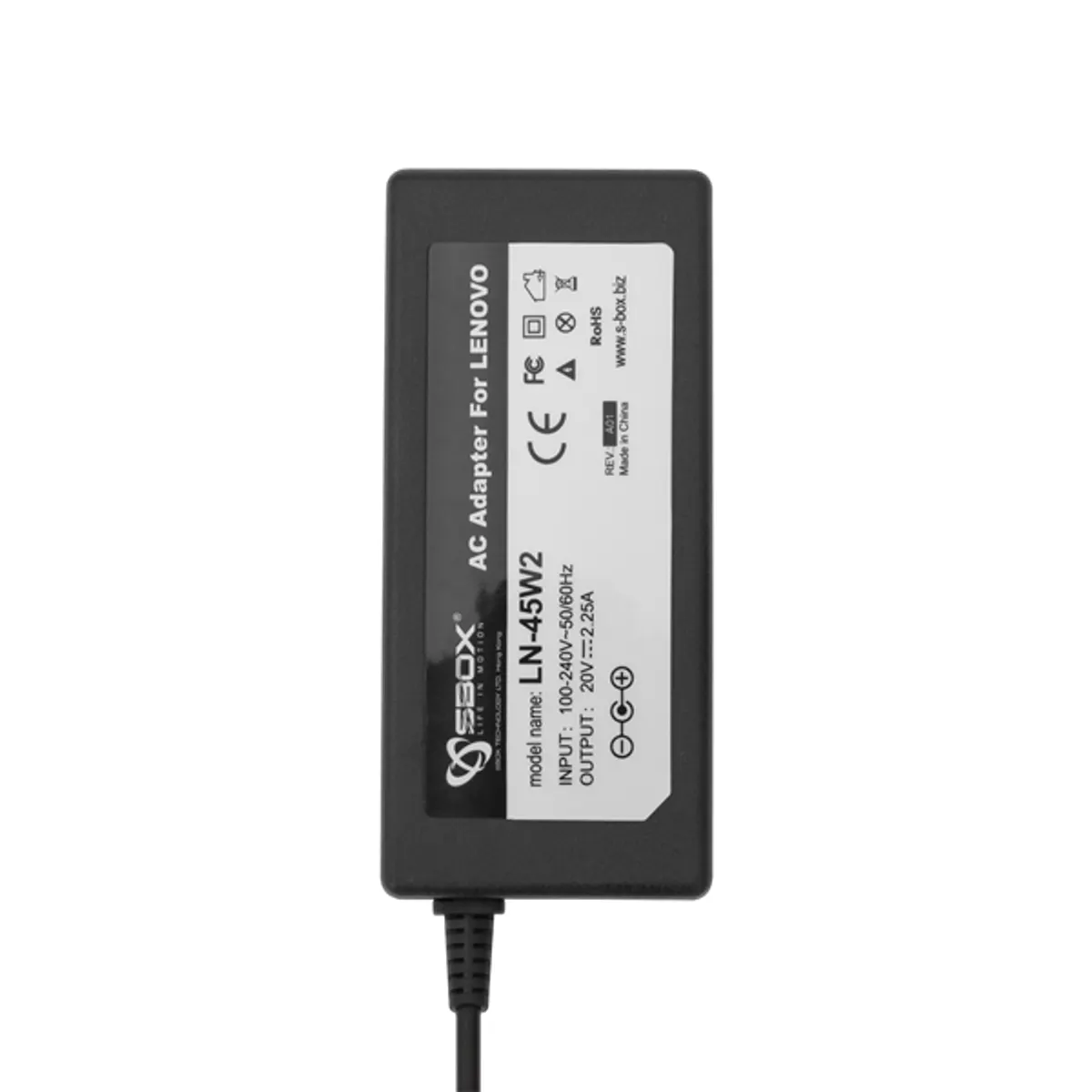 SBOX SBOX LN-45W2 LN-45W2 töltő fekete 45W 20V 2,25A #2