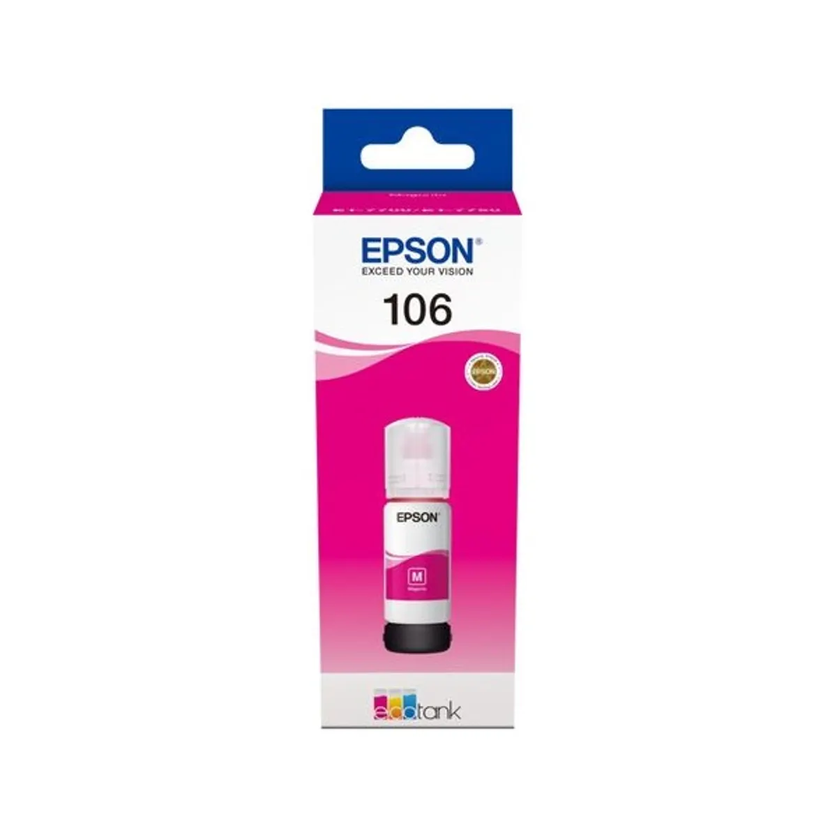 EPSON C13T00R340 EcoTank 106 tintapatron magenta 70ml #1