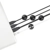 SBOX CCP-301 kábelrendező fül fekete öntapadós #2