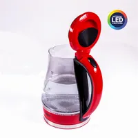 Too KE-820 vízforraló 1,7 L 1800 W üveg belső boroszilikát 360 fokos talp vezeték nélküli automatikus kikapcsolás vízszintjelző #5