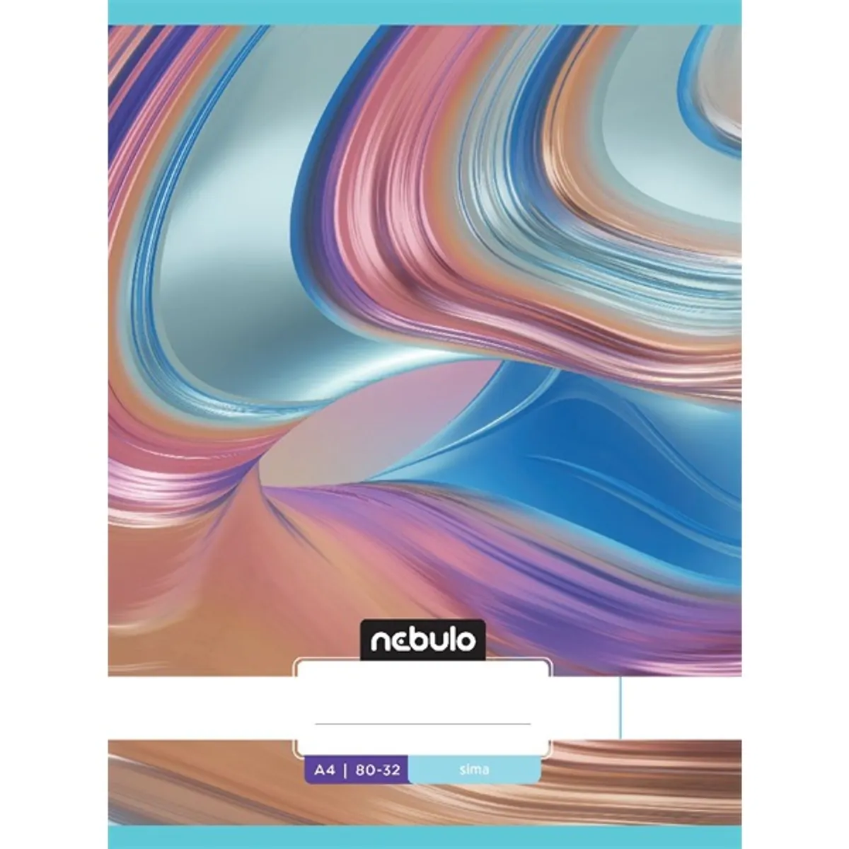 Nebulo SI-LD-A4 L-Design 32 lapos tűzött sima füzet #10