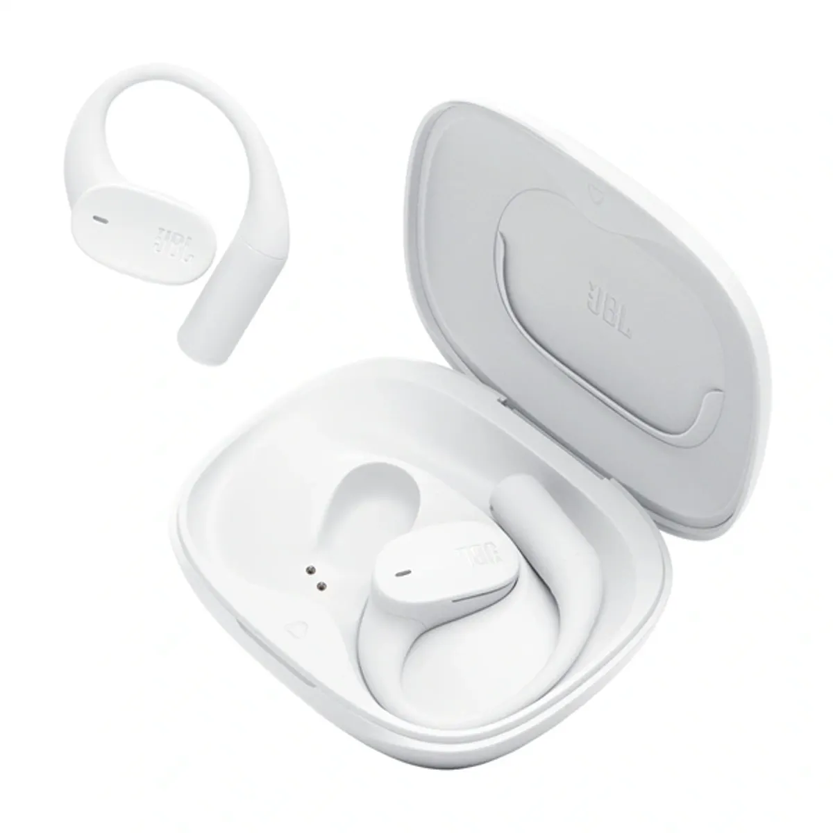 JBL JBLSENSELITEWHT Sense Lite fülhallgató Open-ear True Wireless Bluetooth 5.4 IP54 4 mikrofon 8 óra zene 32 óra összes üzemidő fehér #4