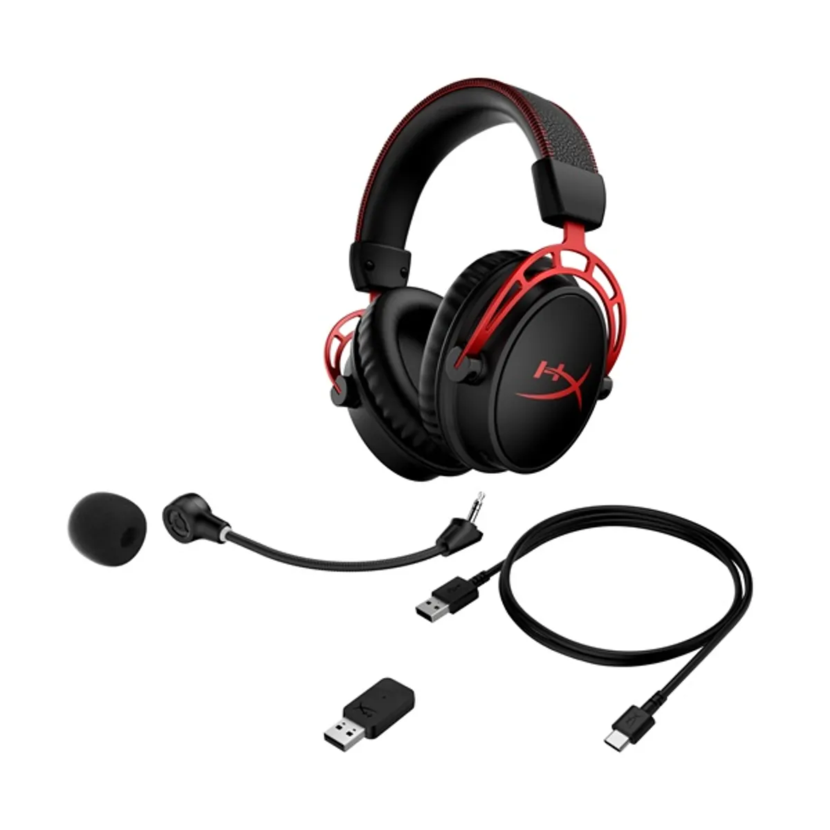 HEWLETT PACKARD 4P5D4AA HyperX Cloud Alpha Wireless fekete 50 mm 60 ohm vezeték nélküli USB üzemidő 300 óra zajcsökkentős mikrofon #6