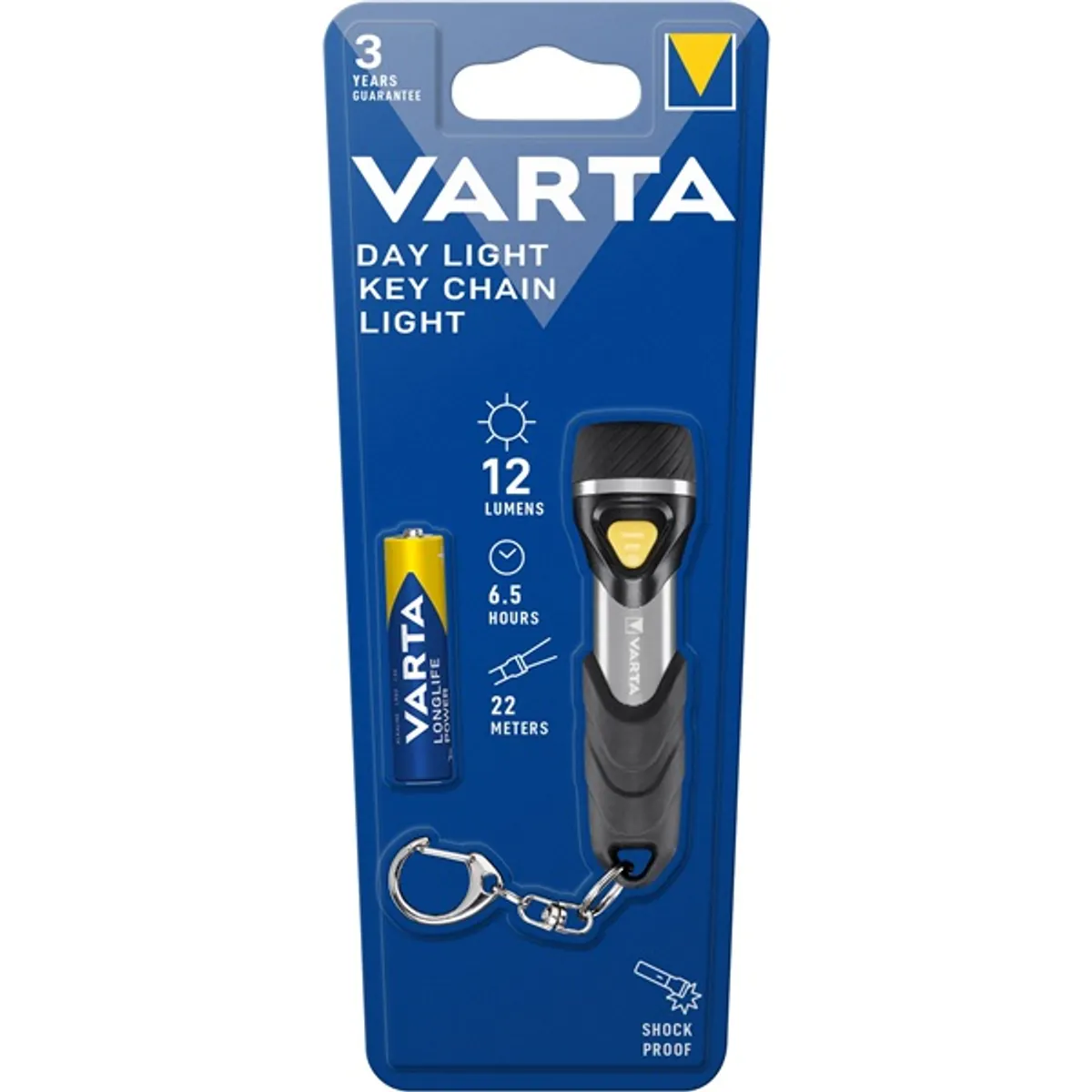 VARTA 16605101421 DayLight kulcstartó LED elemlámpa 1 db AAA elem #2