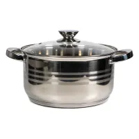 TOO LP-7172-5L lábas fedővel rozsdamentes 5,60 L 24x13 cm