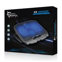 White Shark WS CP-25 Notebook hűtőpad 4x125 mm ventilátor 1500 RPM 21 dB USB HUB fekete 390x280x28 mm #2