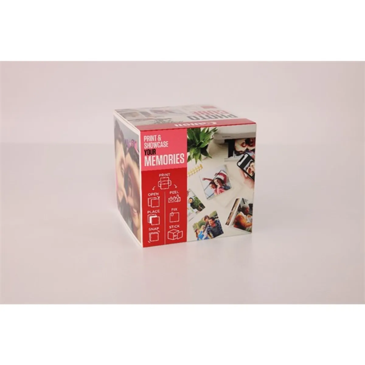 Canon 2311B075 Photo Cube Creative Pack fehér pink 13x13 cm Photo Paper Plus Glossy II 40 lap #1